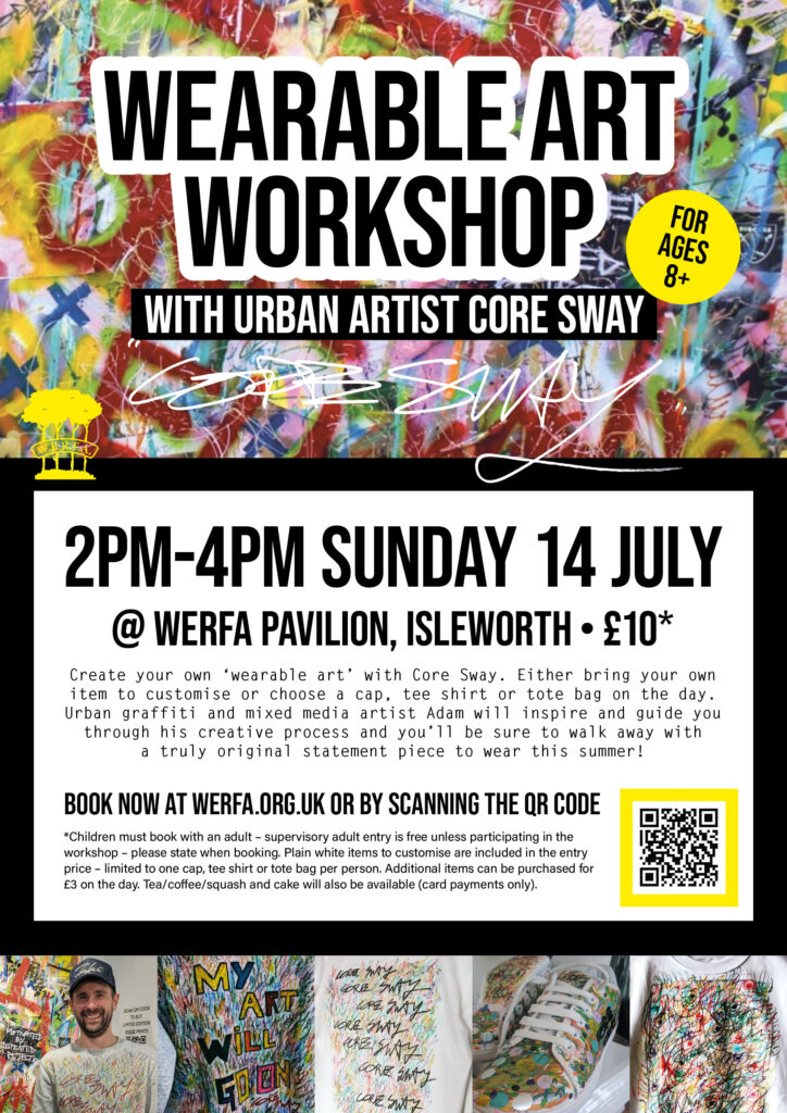 Wearable Art Workshop, 2pm-4pm, Sunday 14th July at WERFA Pavilion